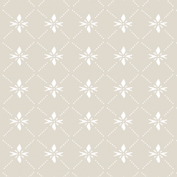 Quilted Snowflake in Almond Sugar