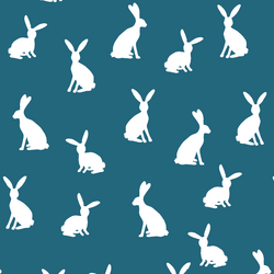 Cottontail Silhouette in Topaz