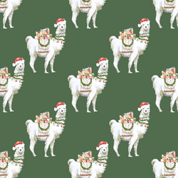 Little Festive Llama in Pine