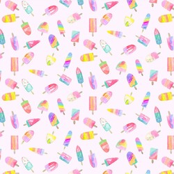 Popsicles in Cotton Candy