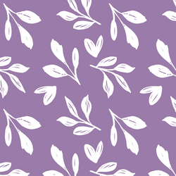 Garden Foliage in Amethyst Purple