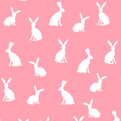 Cottontail Silhouette in Rose Pink