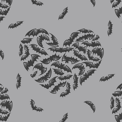 Winged Hearts in Smoke
