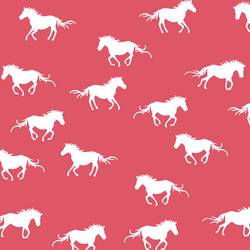 Horse Silhouette in Passion