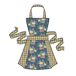 Harvest Apron Panel in Fall Harvest