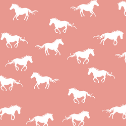 Horse Silhouette in Tulip