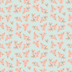 Sprigs in Blue Stream