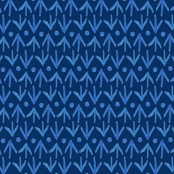 Painted Arrows in Sapphire