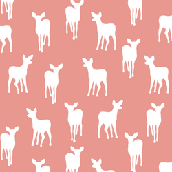 Fawn Silhouette in Tulip