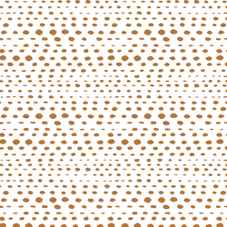 Little Skipping Stones in Ginger on White