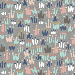 Cactus Field in Dark Pebble