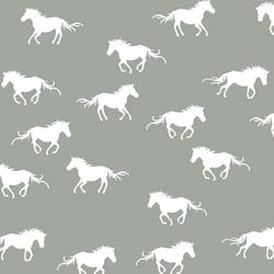 Horse Silhouette in Sage