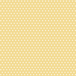 Winter Dot in White on Sunny Yellow