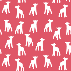 Lamb Silhouette in Passion