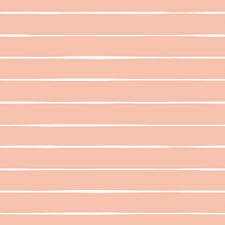 Stripe in White on Vintage Rose