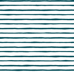 Artisan Stripe in Juniper in White