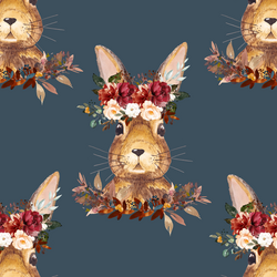 Autumn Hare in Autumn Evening