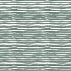 Small Watercolor Wash Stripe in Leafy