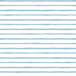 Artisan Stripe in Bluebell on White