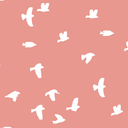 Flock Silhouette in Tulip