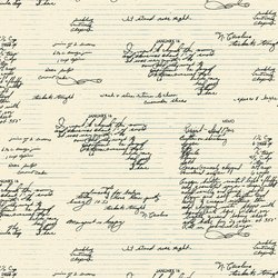 Margaret’s Letters in Cream