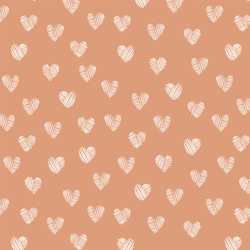 Heartbreaker in Cream on Peach