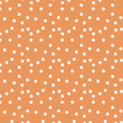 Boho Polka Dots in Warm Coral