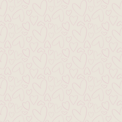 Will You Be Mine in Pink on Ivory