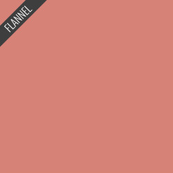 Flannel Solid in Pink Clay