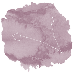 Pisces Sign Panel in Celestial