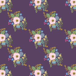 Little Garden Bouquet in Aubergine