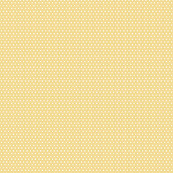 Small Winter Dot in White on Sunny Yellow
