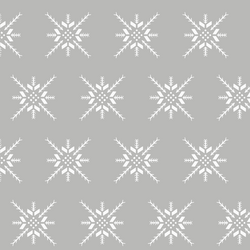 Snowflake Stitch in Pebble