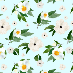 Large Spring Blooms in Spring Breeze