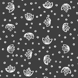 Scatter Floral in Onyx