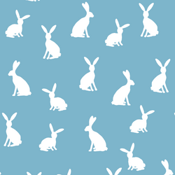 Cottontail Silhouette in Surf