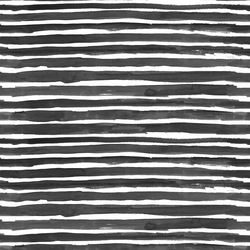 Watercolor Wash Stripe in Black
