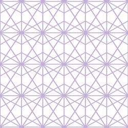 Terrarium in Lilac on White