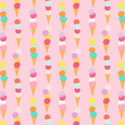 Mod Cones in Bubble Gum
