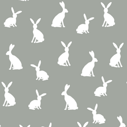 Cottontail Silhouette in Sage