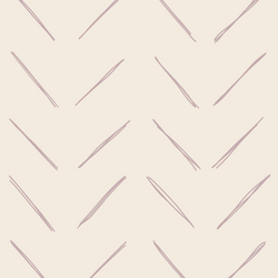 Large Chevron in Burnished Lilac on Egret