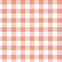 Medium Buffalo Plaid in Grapefruit