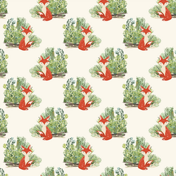 Woodland Fox in Ivory