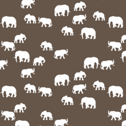 Elephant Silhouette in Timber