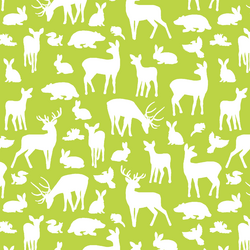 Forest Friends in Lime
