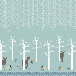Fawn Forest Border in Aspen