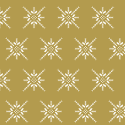 Snowflake Stitch in Gold
