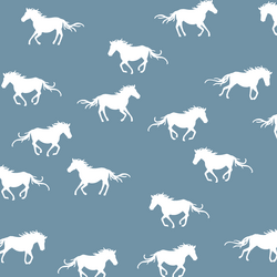Horse Silhouette in Marine