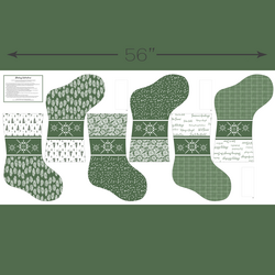 Stockings Panel in Kale