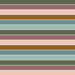 Big Stripe in Vintage Fruit Dusty